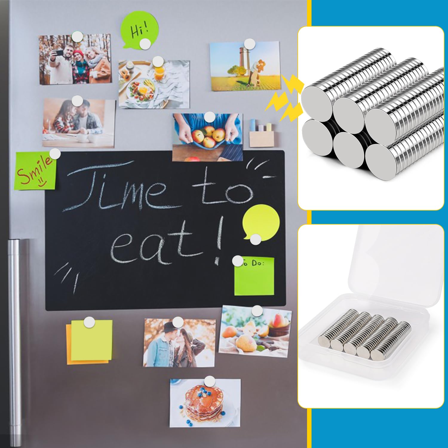 BEST CHOICE MAGNETS durable brushed nickel magnets resist corrosion and demagnetization