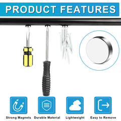 BEST CHOICE MAGNETS smooth-surface magnets easy to disassemble without surface scratches.