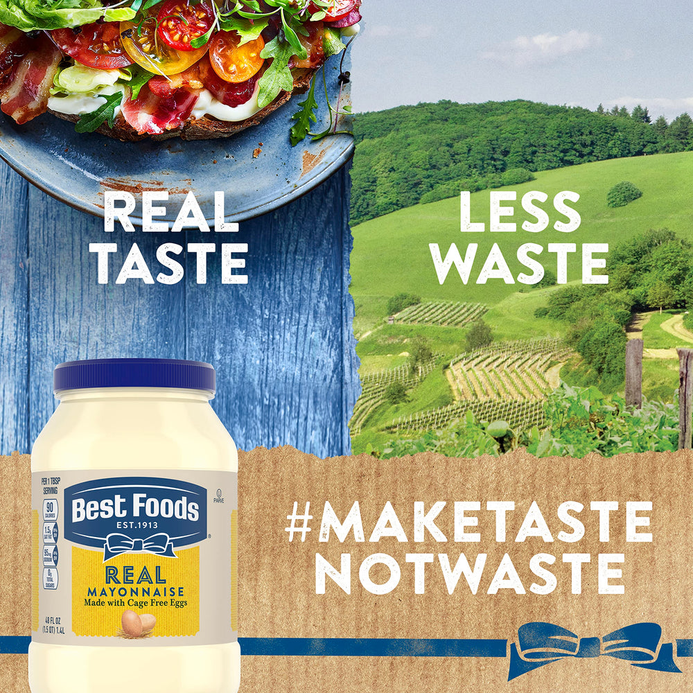 Best Foods Gluten Free Real Mayonnaise on burgers for juicy, rich bite