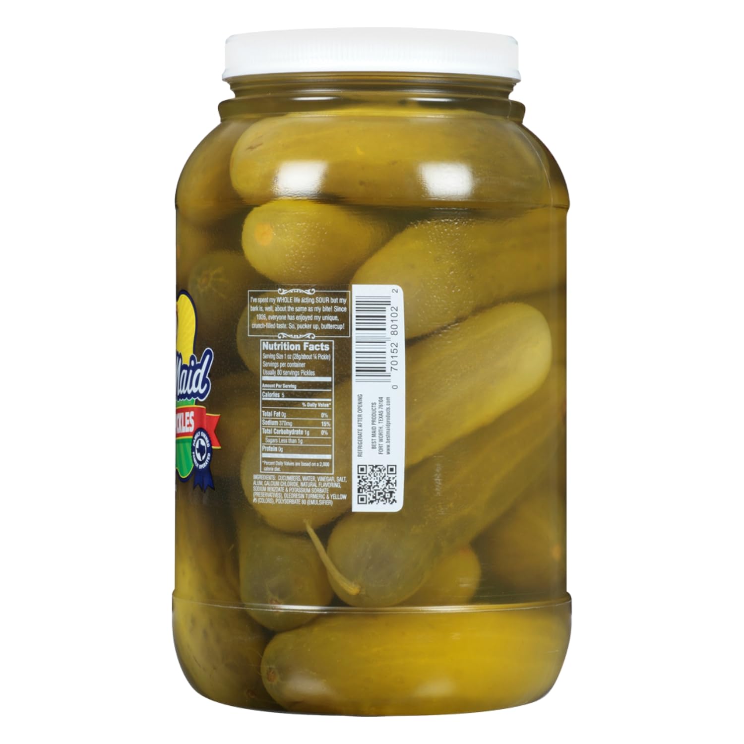 Best Maid Sour Pickles sliced for salads and toppings