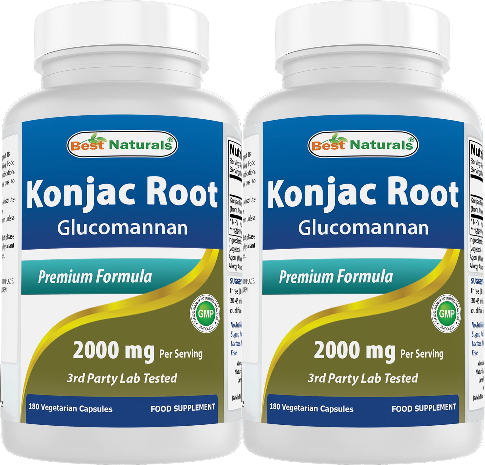 Best Naturals Konjac Glucomannan bottle front for easy daily use