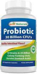 Best Naturals Probiotic bottle front—supports daily gut balance.