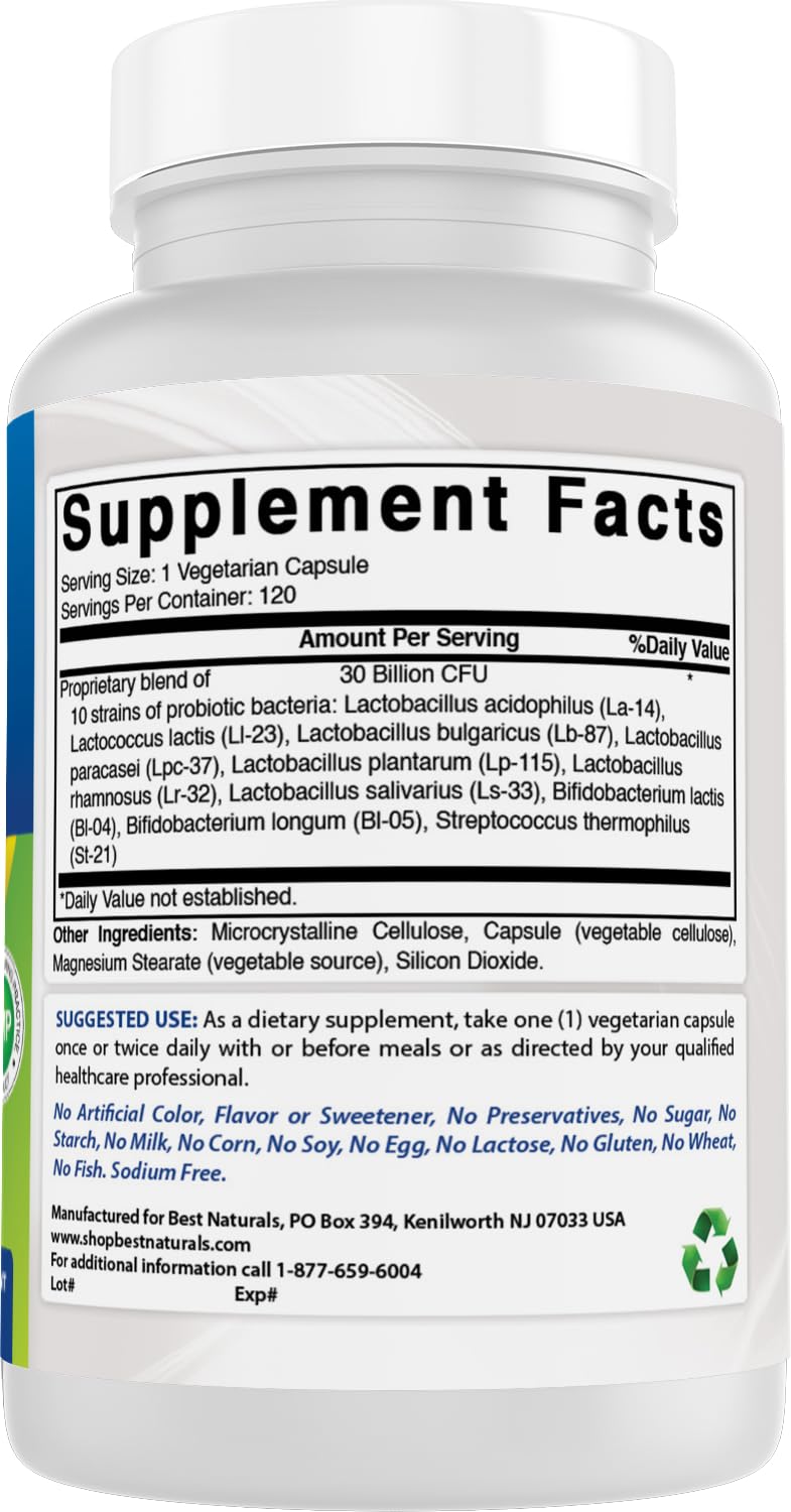 Best Naturals US-made facility—GMP-compliant production.