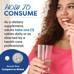 Best Naturals Vitamin B-6 tablets array illustrates convenient daily dosing.
