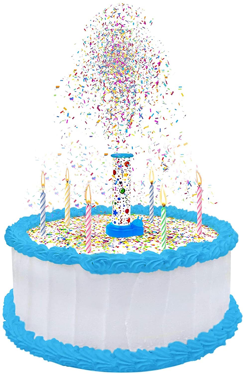 BEST PARTY EVER edible confetti sprinkles USA-made for cake celebrations.