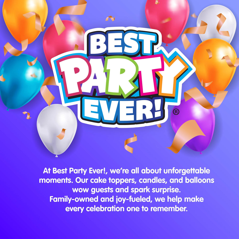 BEST PARTY EVER gift set confetti topper elevates party vibes.