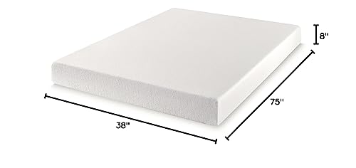 Best Price Mattress 8in Twin memory foam close-up with green tea infusion for refreshment.