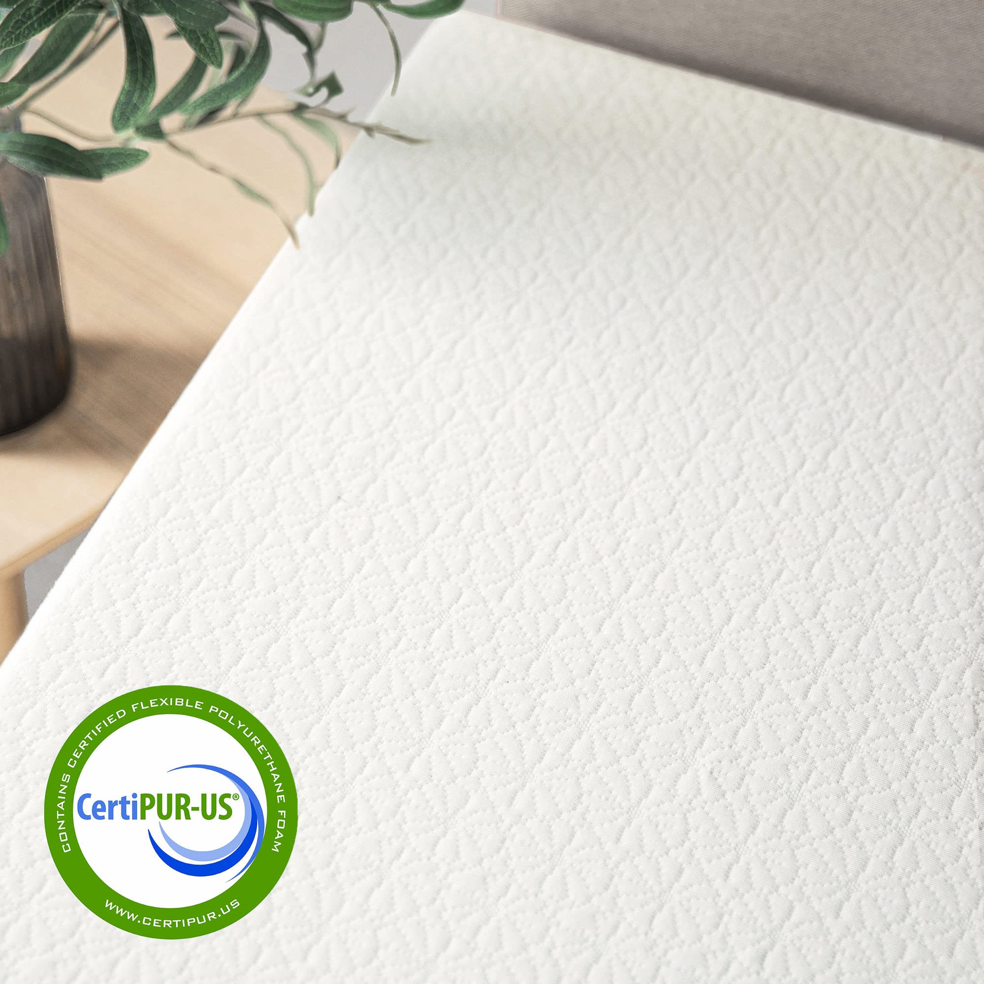 Best Price Mattress 8in Twin warranty card documents the 10-year coverage.