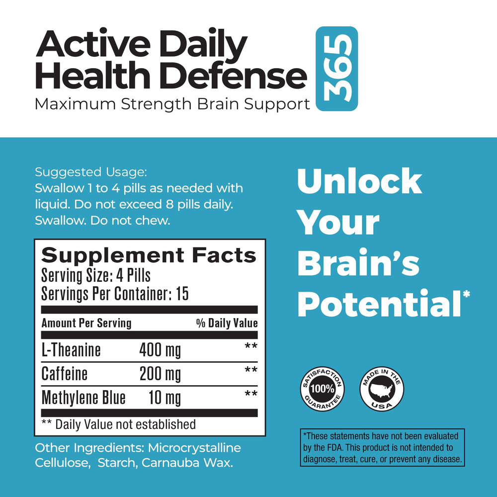Best 365 Labs Brain Support tablets shown for everyday cognitive clarity