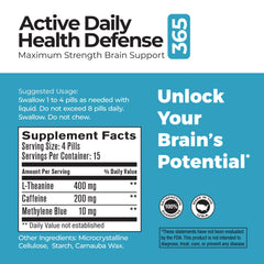 Best 365 Labs Brain Support tablets shown for everyday cognitive clarity