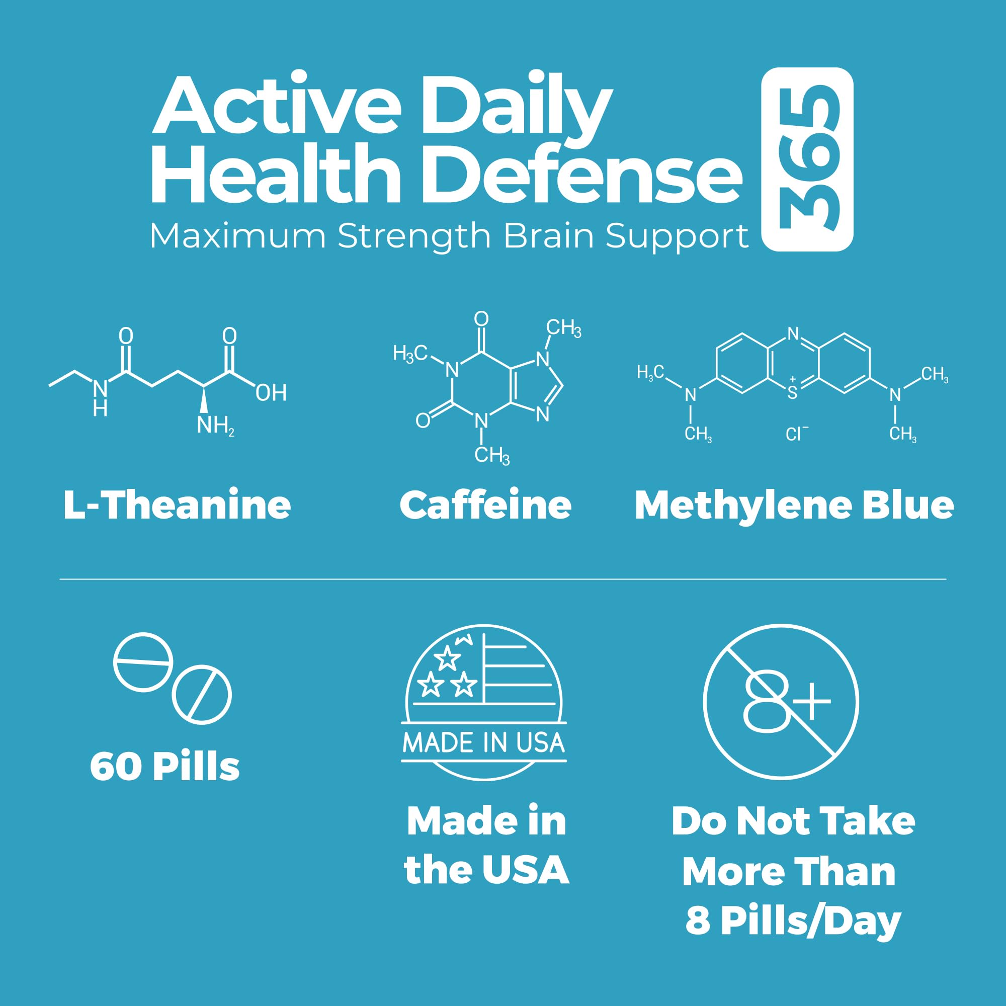 Best 365 Labs Maximum Strength Brain Support ready-to-go bottle scene