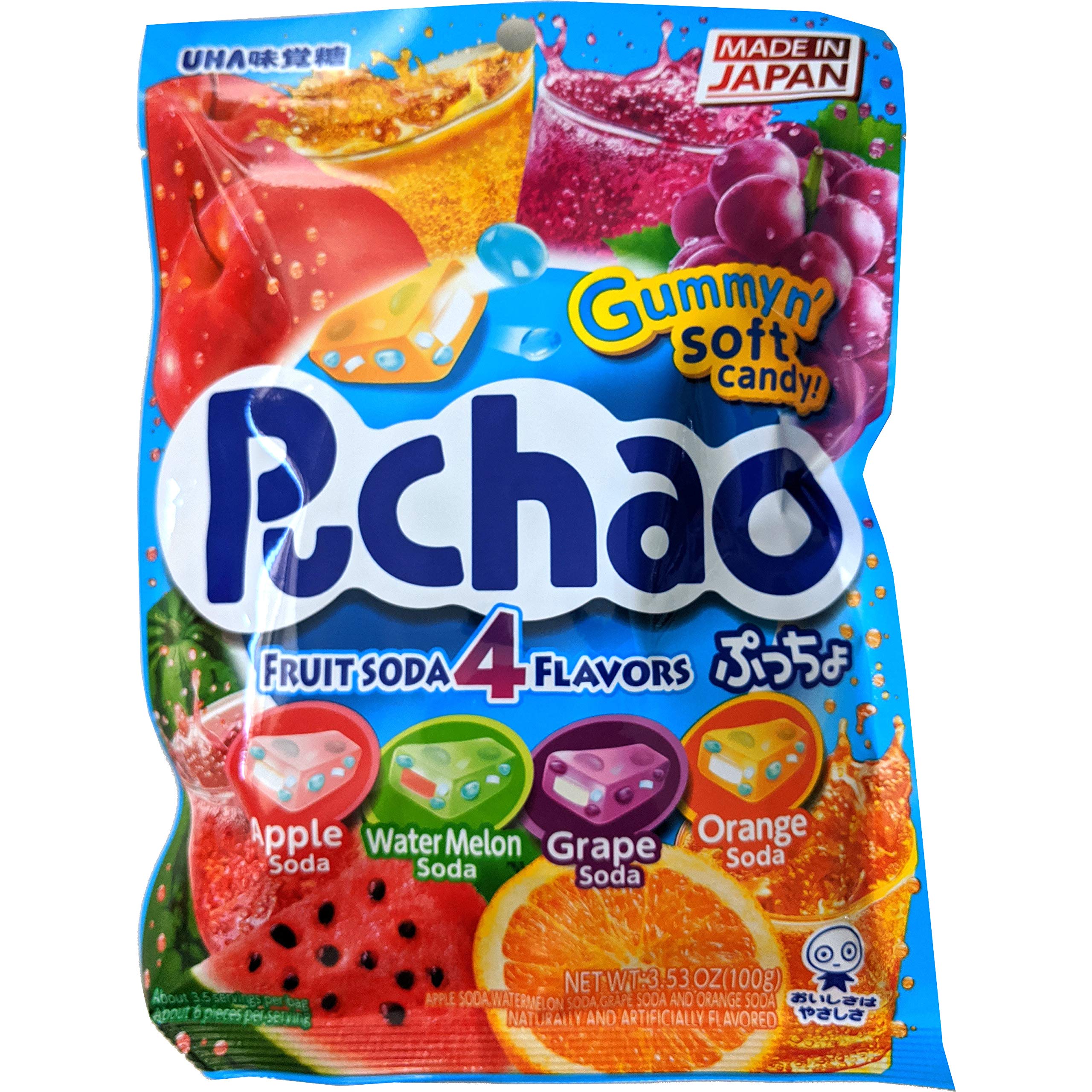 BestCrof Puchao Apple Soda Candy - vibrant fizzy chew, ideal for snacking or sharing.