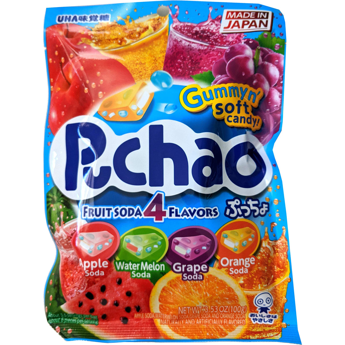 BestCrof Puchao Apple Soda Candy - vibrant fizzy chew, ideal for snacking or sharing.