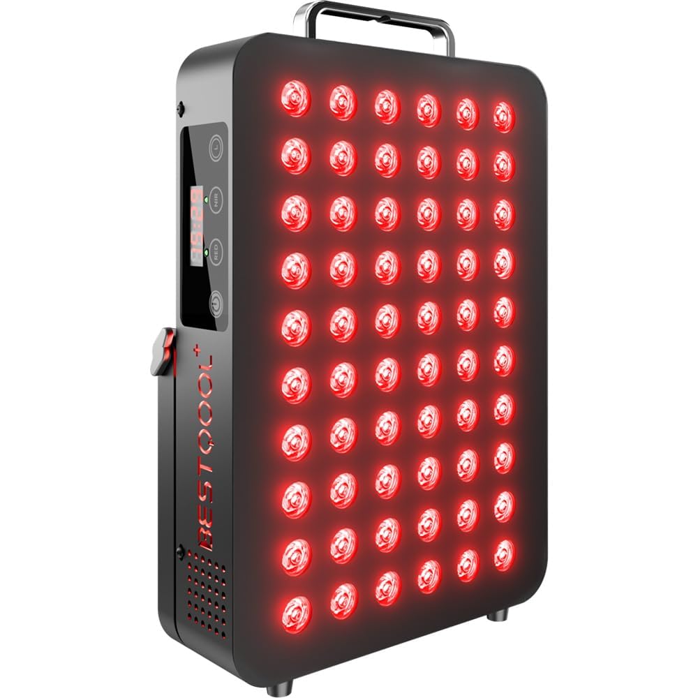 BestQool red light panel front view for home therapy sessions