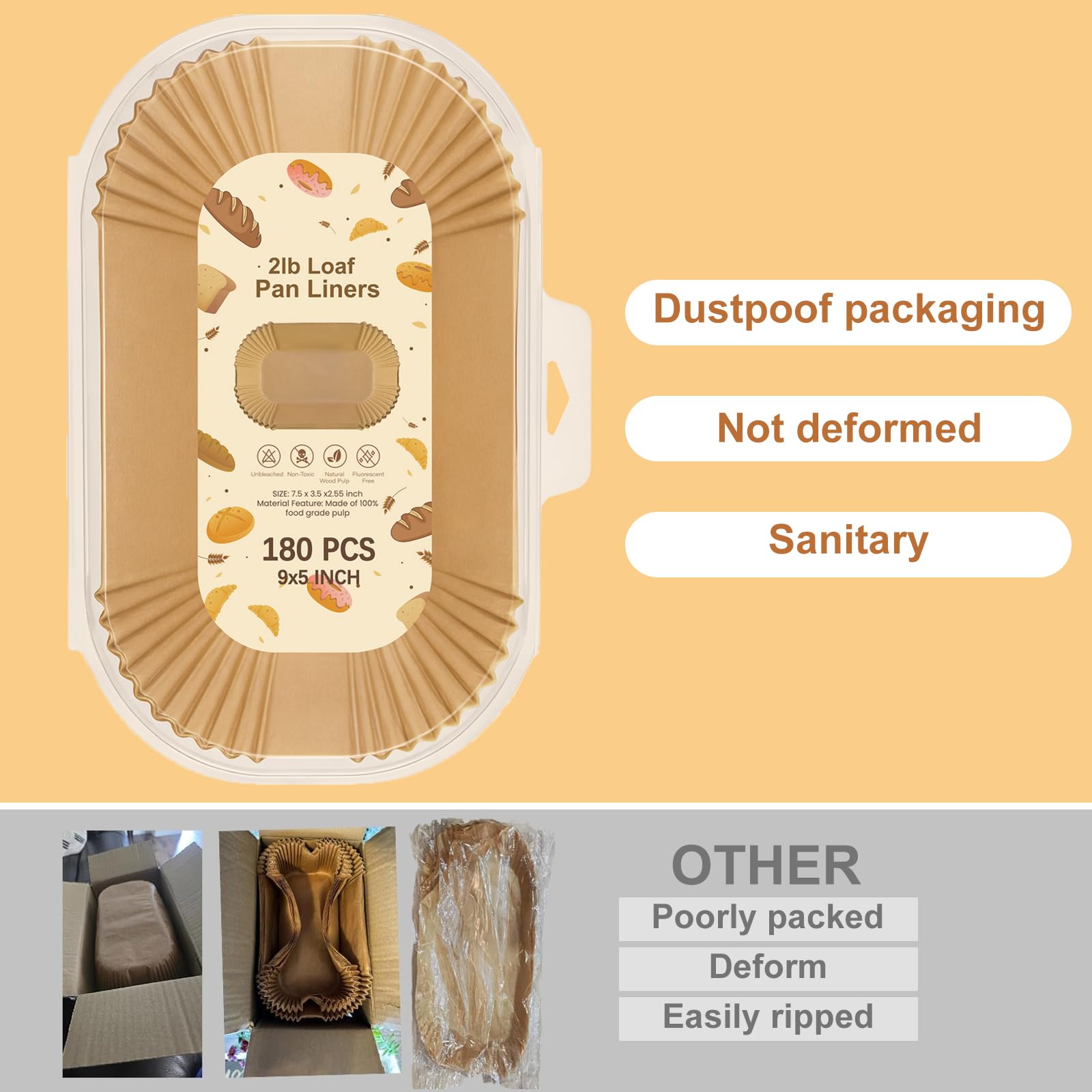 Bestwell loaf pan liners are multi-use for cookies and roasting.