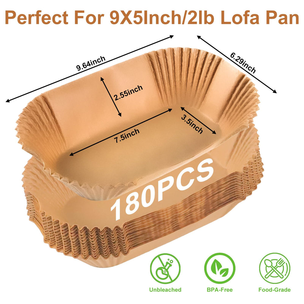 Bestwell loaf pan liners non-stick coating close-up shows smooth release.