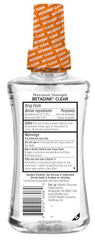 Betadine Clear First Aid Spray applicator angle illustrating easy, mess-free antiseptic application.