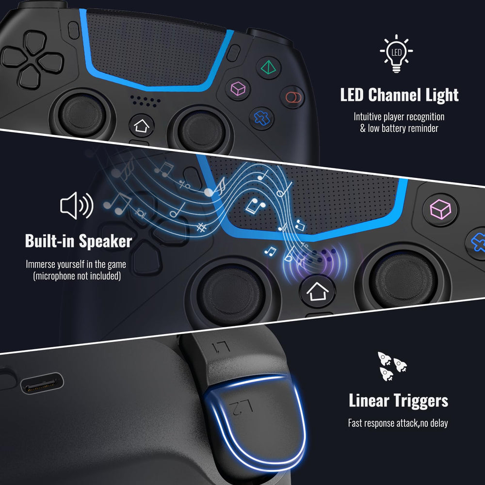 BETMI 3.5mm jack and built-in speaker delivering immersive sound in supported games.