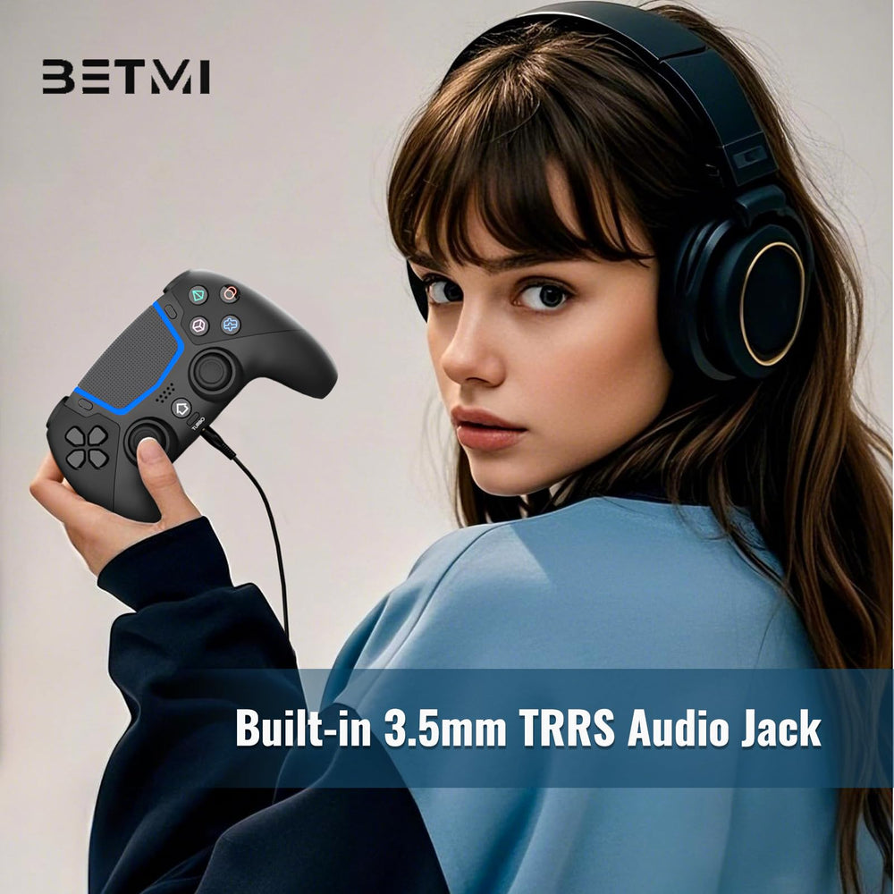 BETMI battery area illustration highlighting up to eight hours of play per charge.