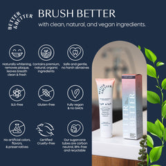 Better & Better Kids Toothpaste Sugarcane Tube Packaging emphasizes eco-friendly packaging.