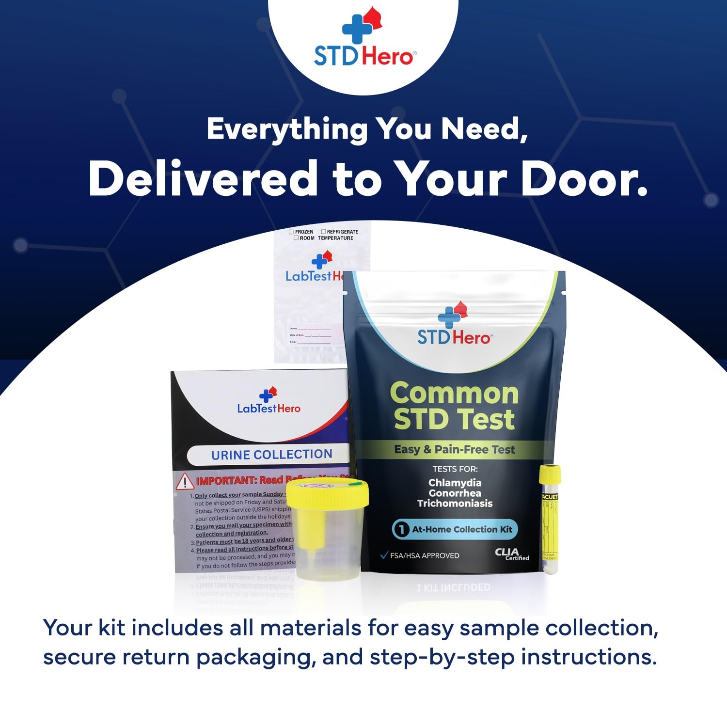 Better Life Science STD Hero kit private at-home collection experience