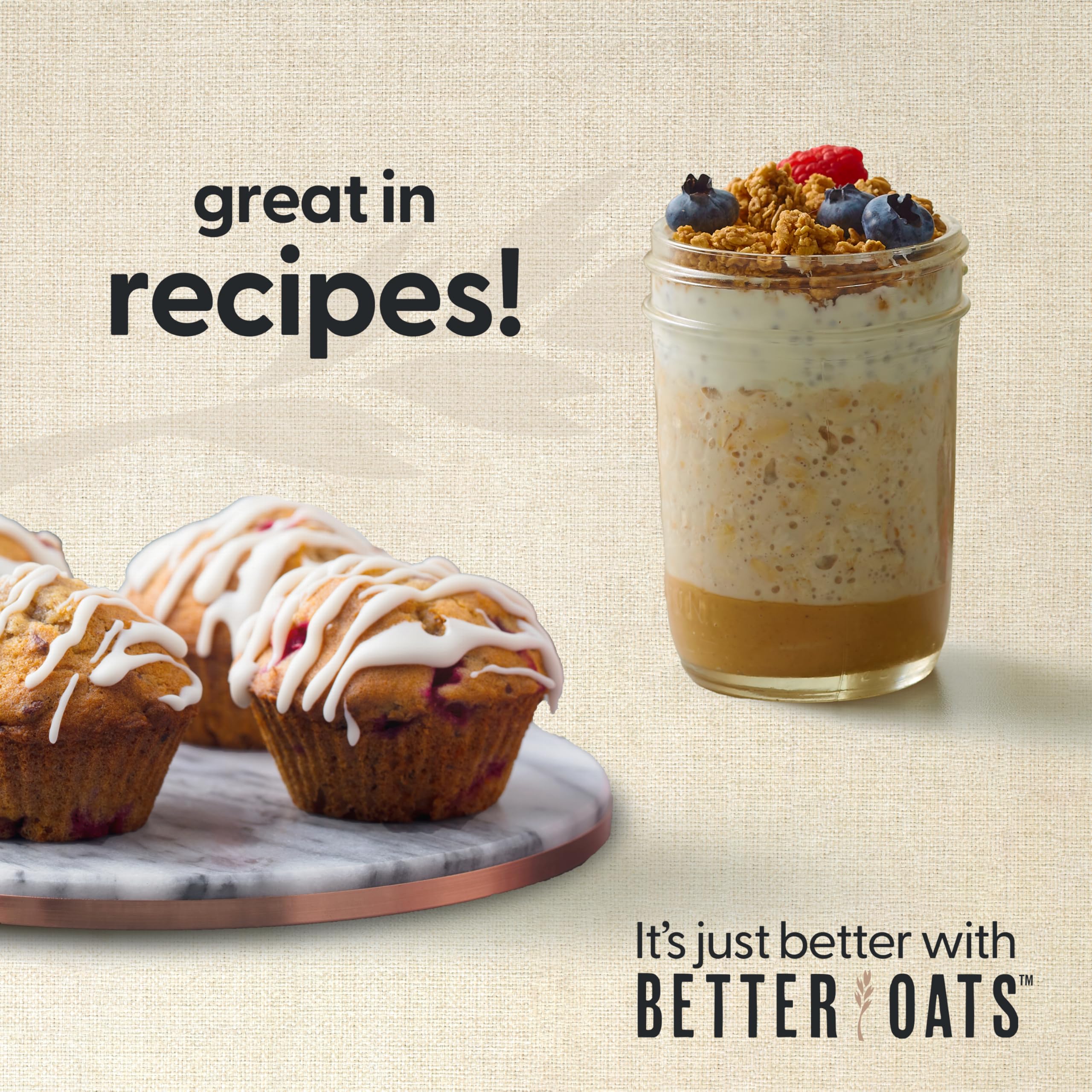 Oats served with fresh fruit and nuts for texture.