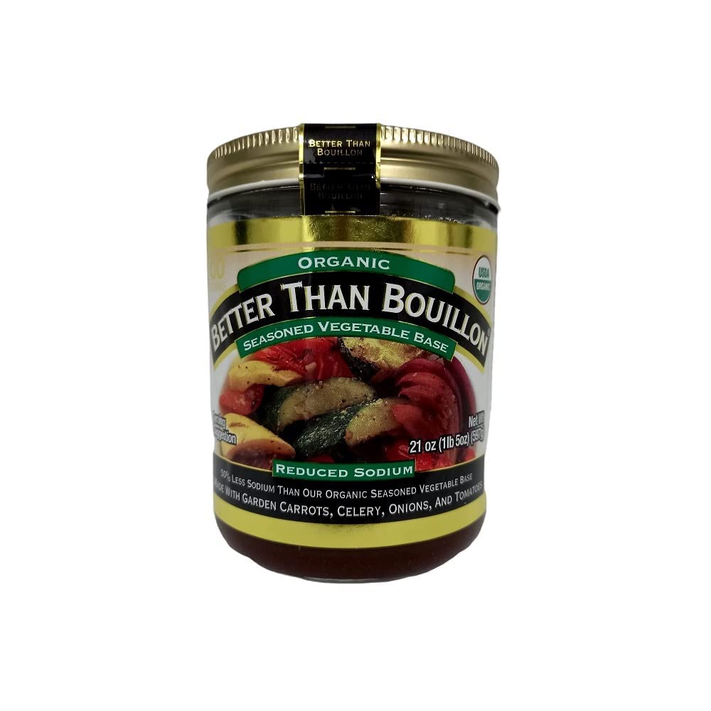 Better Than Bouillon Organic Vegetable Base jar for rich soups and vegetables