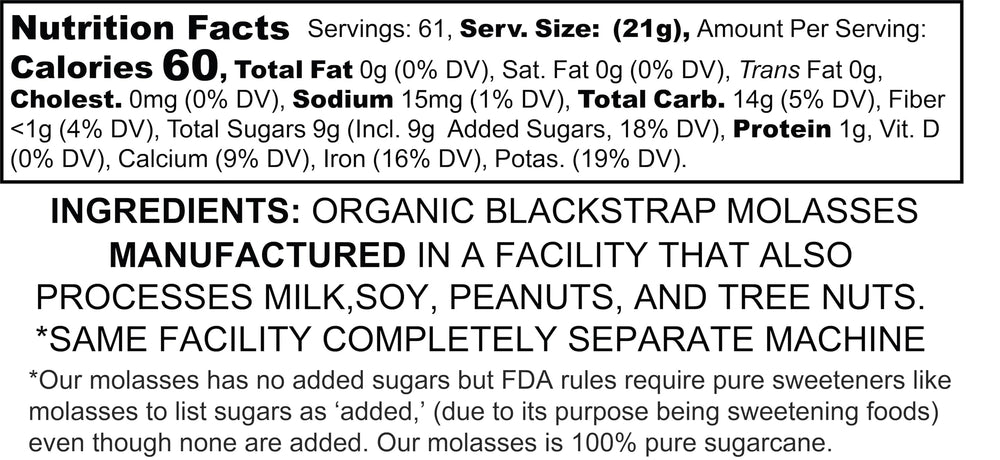 Pouring Better Than Honey blackstrap molasses into a cup for coffee