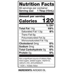 BetterBody Foods Avocado Oil for high-heat searing and quick frying.