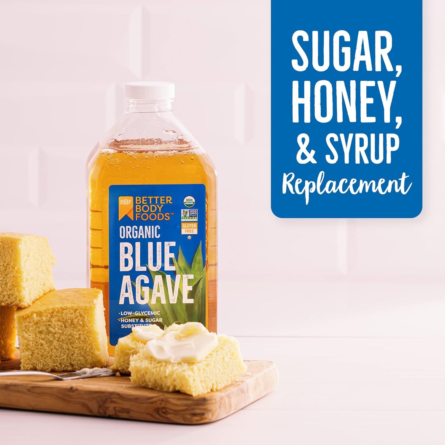 BetterBody Foods Organic Blue Agave Nectar in smoothies for natural flavor