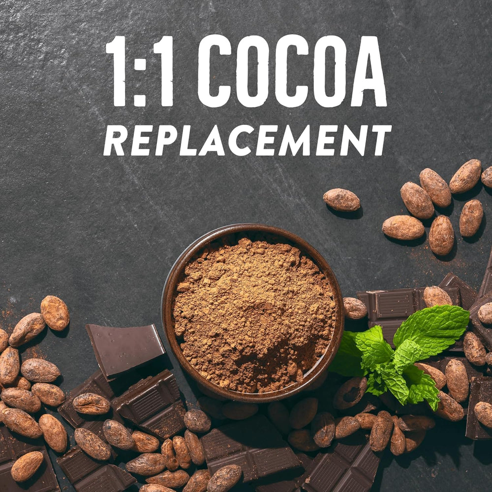BetterBody Foods Organic Cacao Powder added to hot chocolate for a cozy chocolate moment.