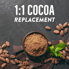 BetterBody Foods Organic Cacao Powder added to hot chocolate for a cozy chocolate moment.