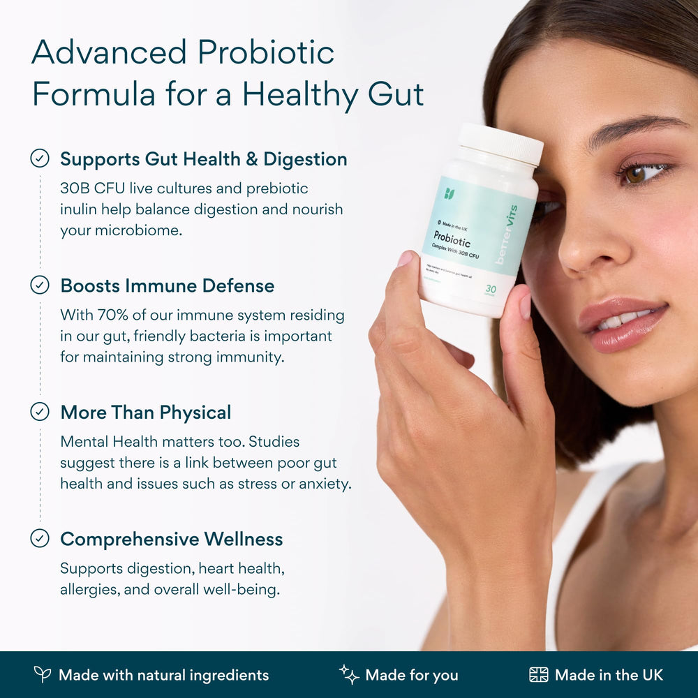 Bettervits Probiotics with inulin prebiotic fiber