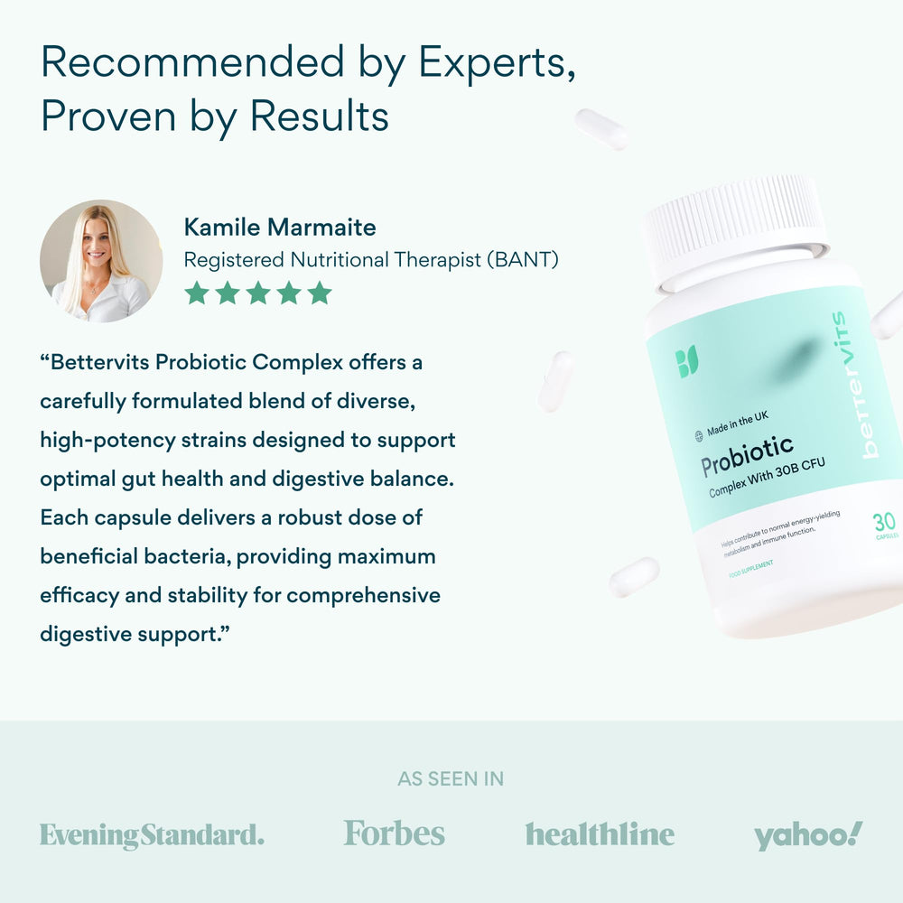 Bettervits Probiotics third-party testing badge