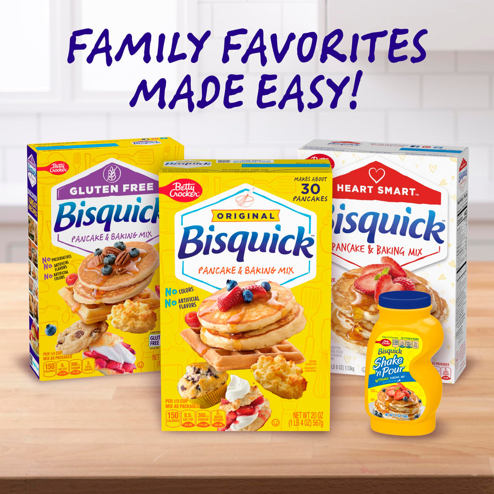 Betty Crocker Bisquick kitchen-ready breakfast option for busy mornings
