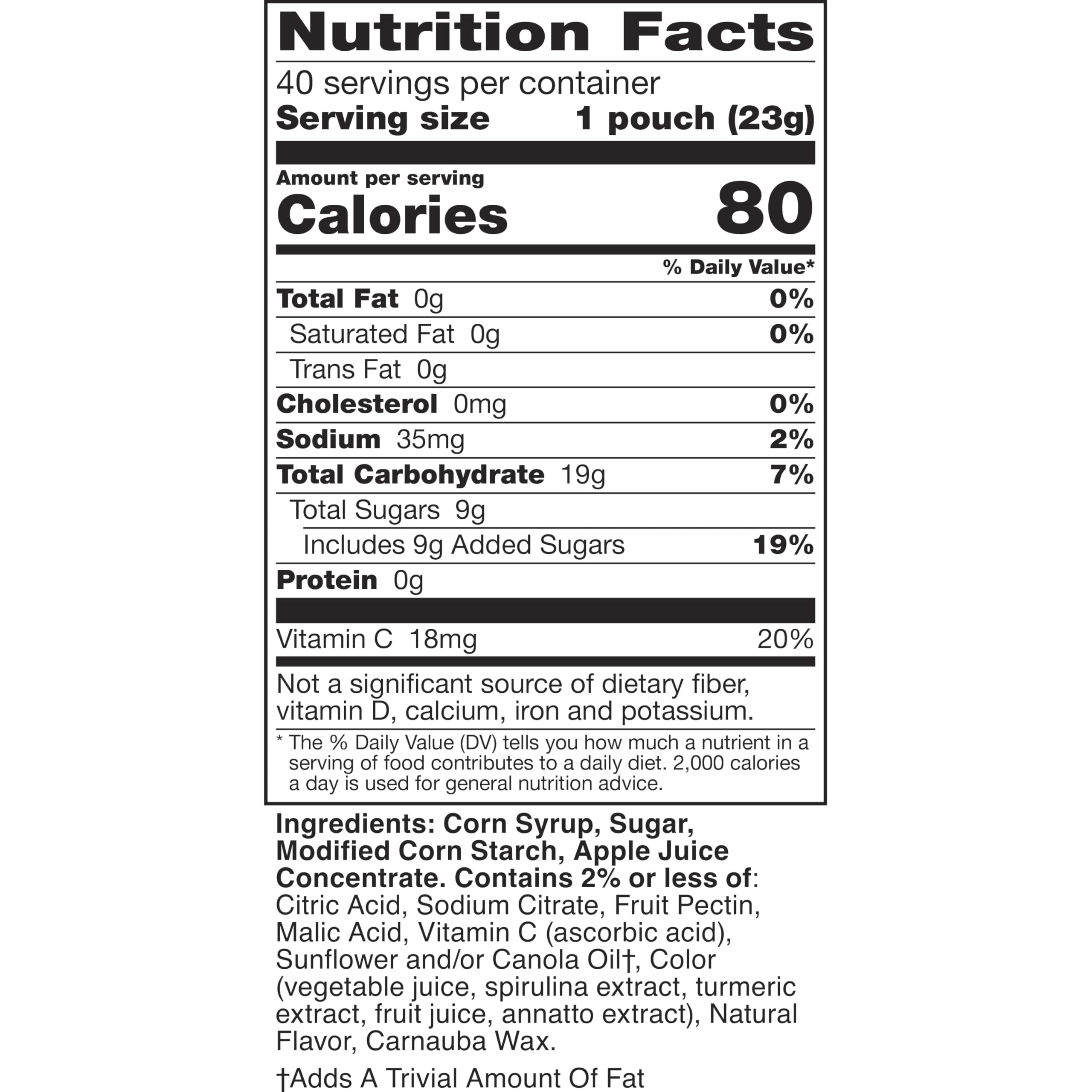 Betty Crocker Bluey snacks in lunchbox, fat-free with 80 calories per serving.