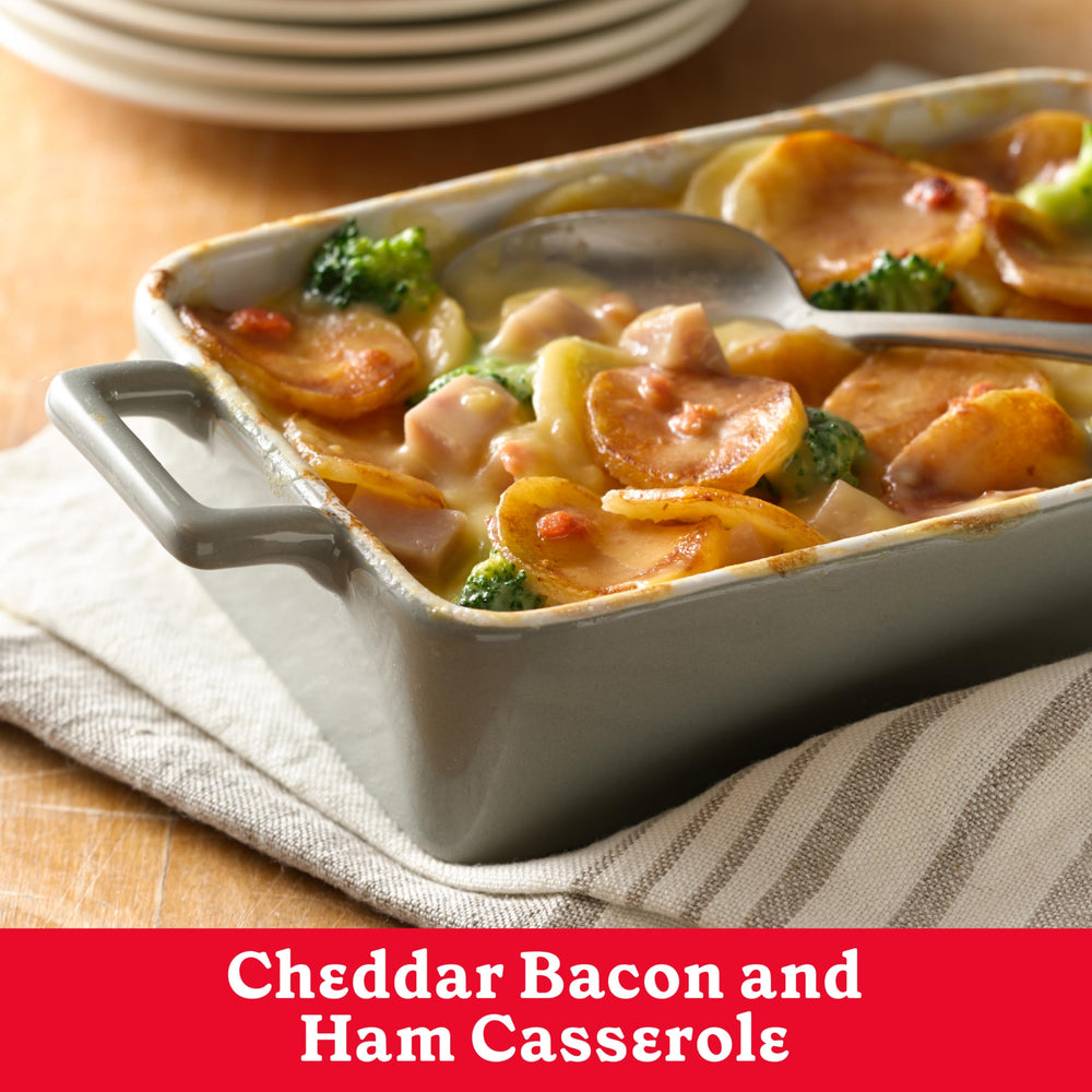 Brunch-ready Betty Crocker Cheddar and Bacon Potatoes for a quick side option.