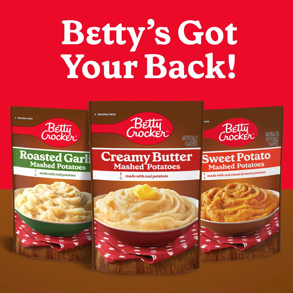 Family dinner with Betty Crocker Creamy Butter Mashed Potatoes