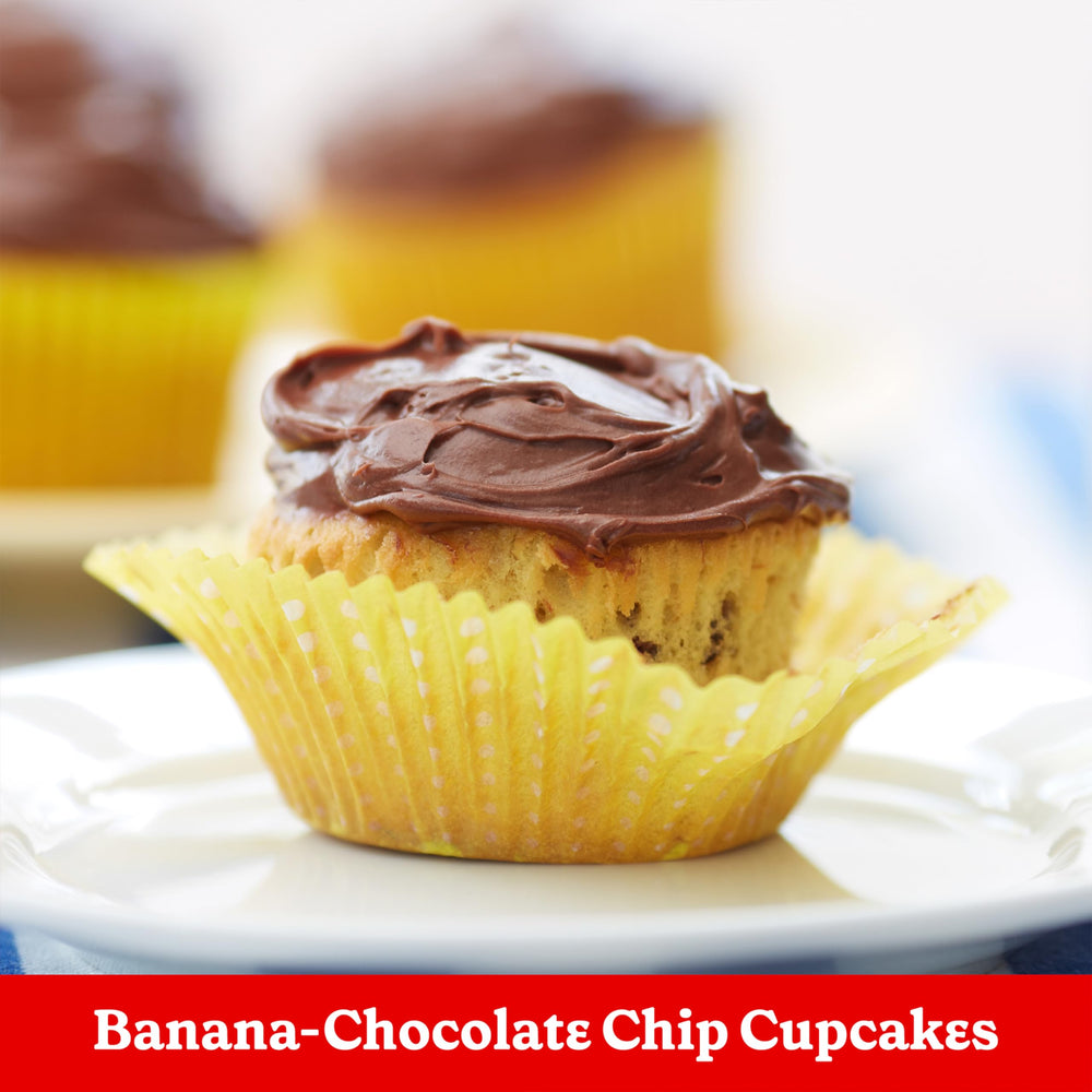 Betty Crocker frosting ideas and decorations on countertop.