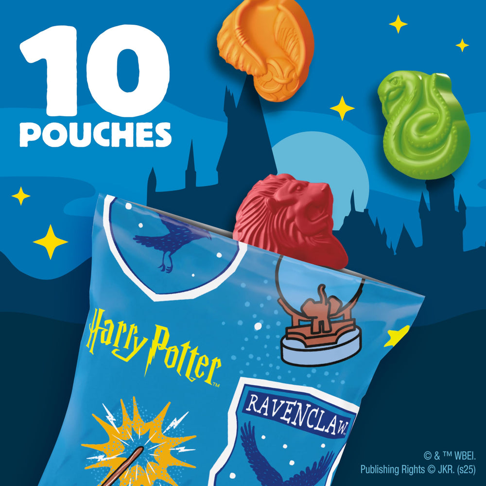 Betty Crocker Harry Potter fruit snacks house symbols spark lunch-time imagination