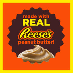Betty Crocker Hershey's frosting topping swirls on the bars.