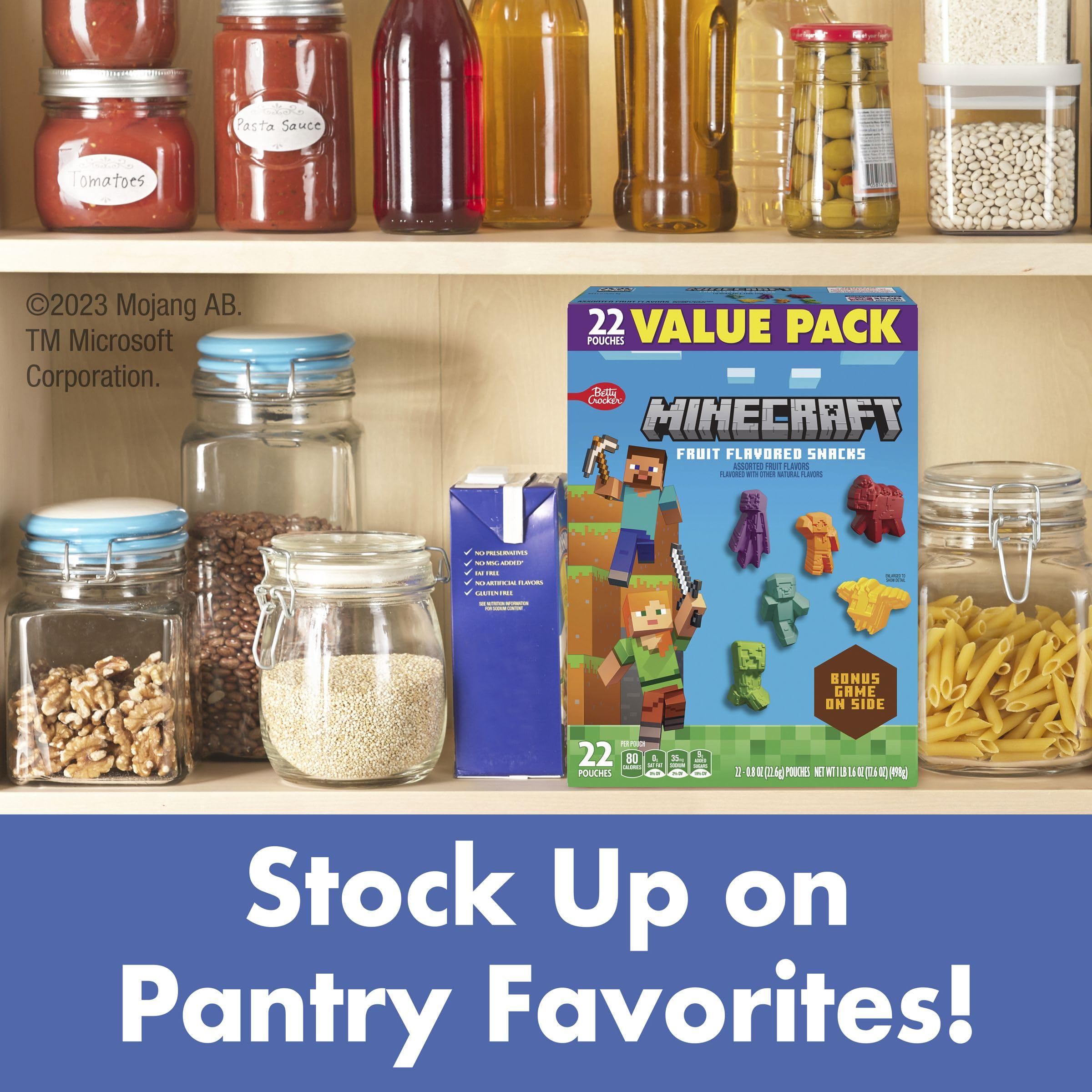 Road-trip friendly display emphasizes grab-and-go convenience.