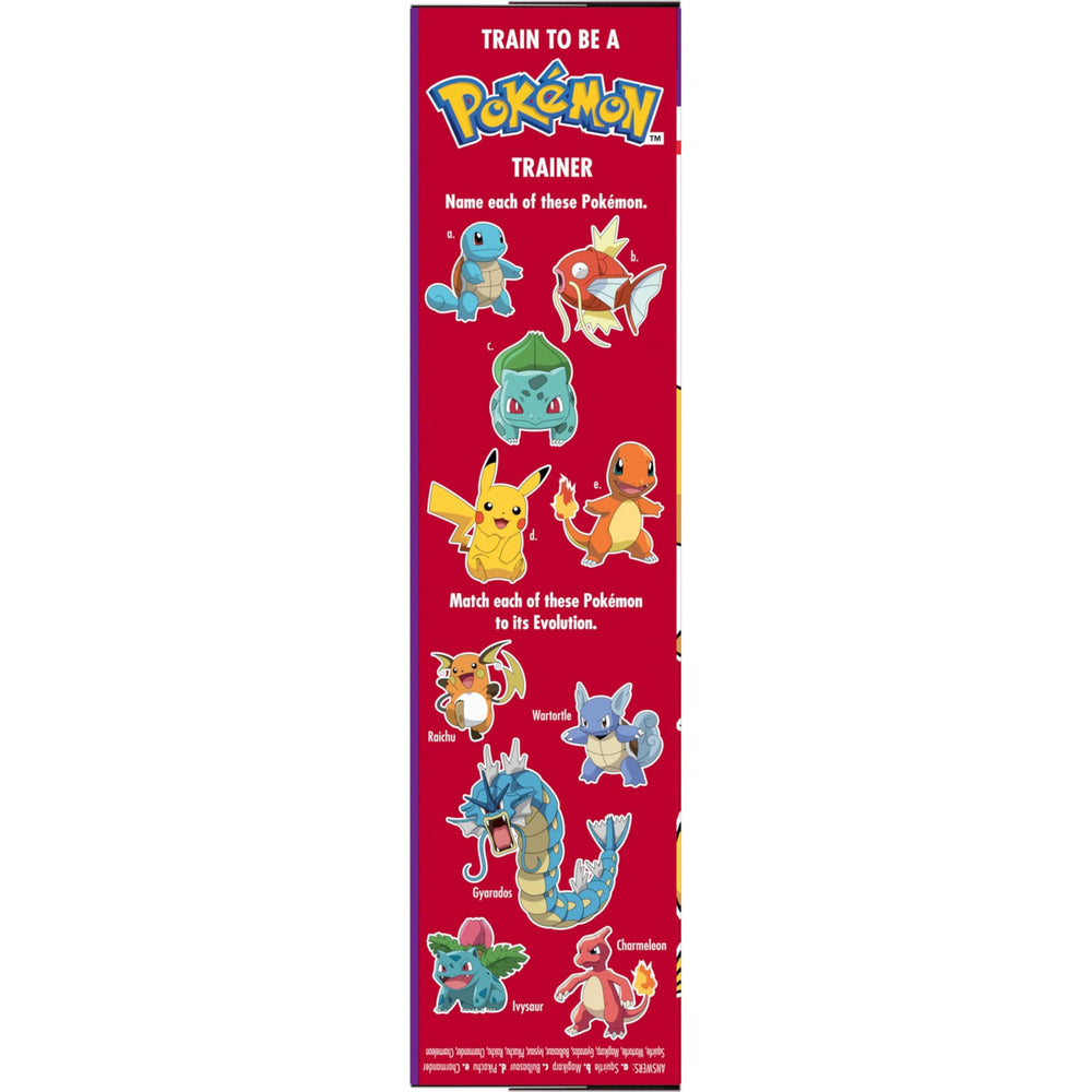 Betty Crocker Pokemon Fruit Snacks on-the-go pouches for quick snacks during trips.