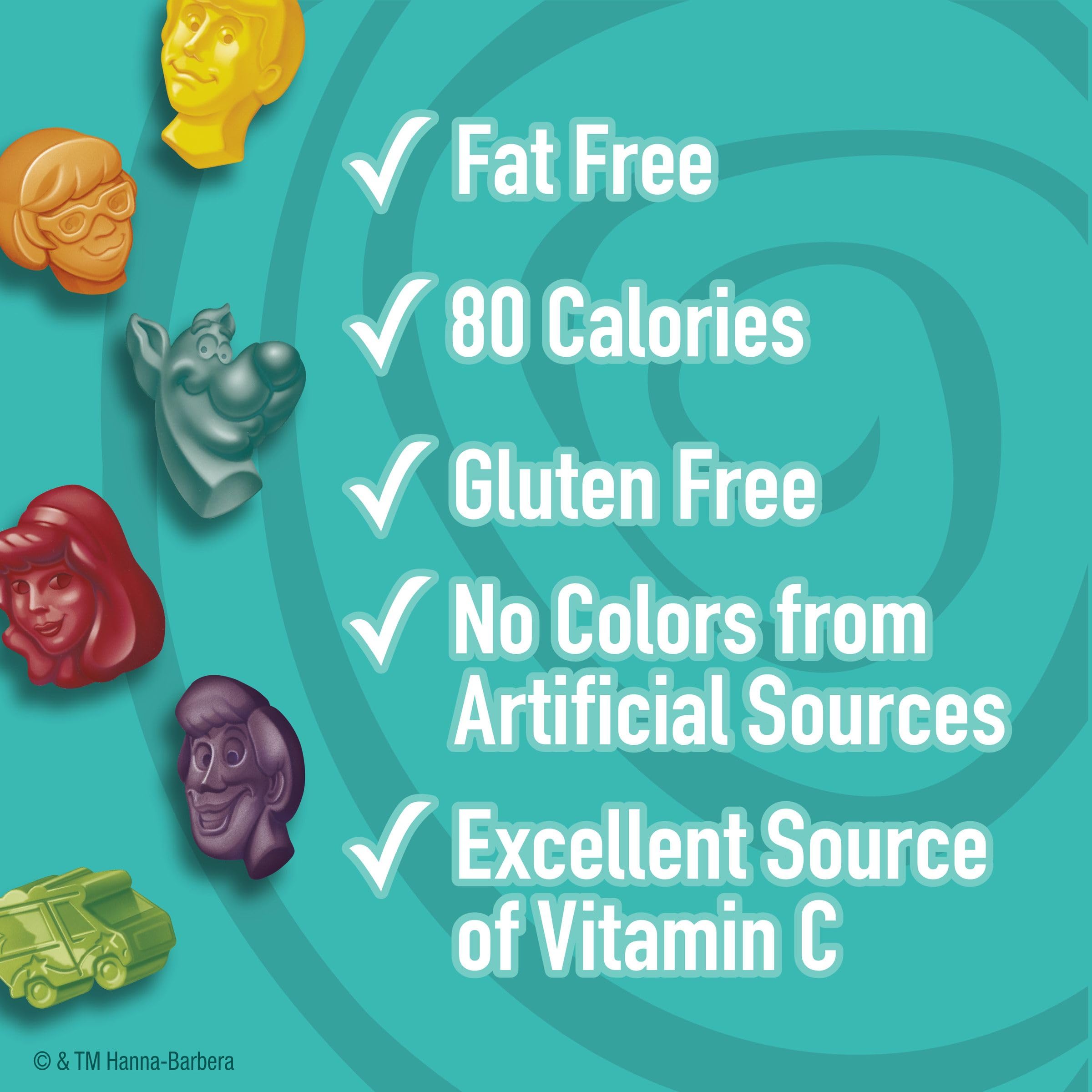 Betty Crocker Scooby-Doo snacks gluten free and fat free.