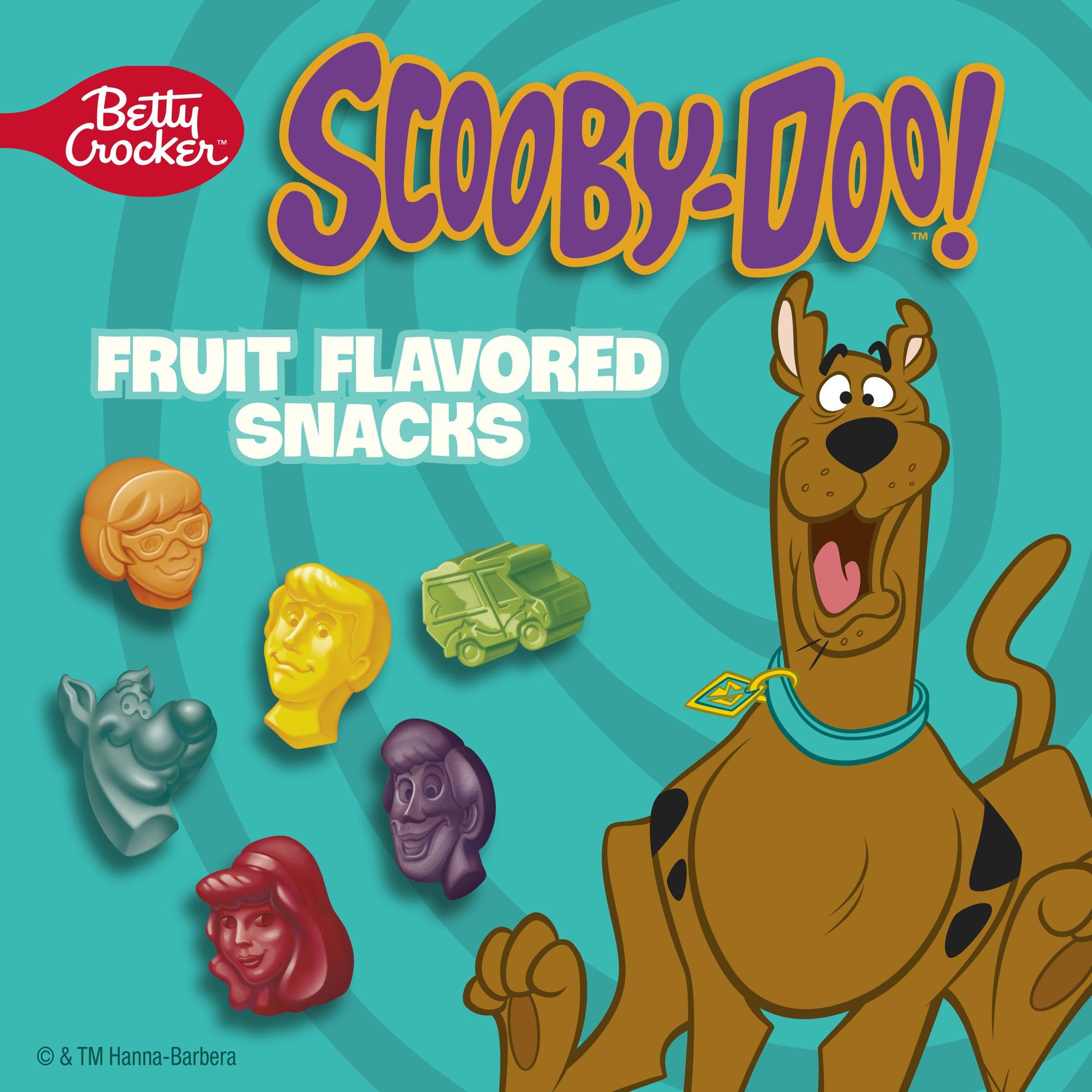 Betty Crocker Scooby-Doo fruit snacks in lunchbox for school days.