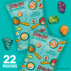 Betty Crocker Scooby-Doo fruit snacks on the go for quick snacking.