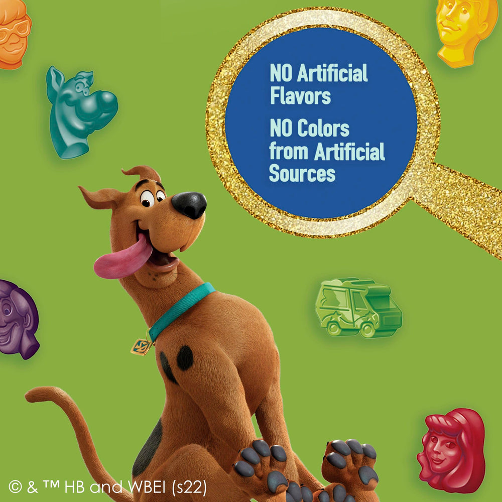 Betty Crocker Scooby-Doo fruit snacks value pack for family sharing.