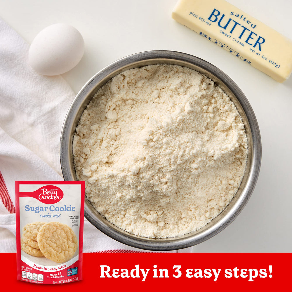 Cookie dough drops on a sheet for even, reliable baking.