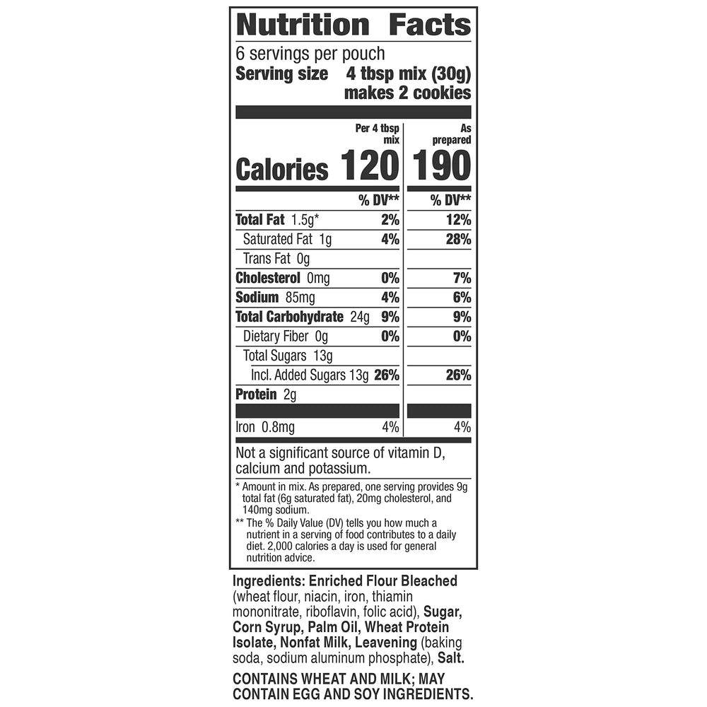 Betty Crocker Sugar Cookie Mix ingredients on a scale for precise preparation.