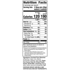 Betty Crocker Sugar Cookie Mix ingredients on a scale for precise preparation.